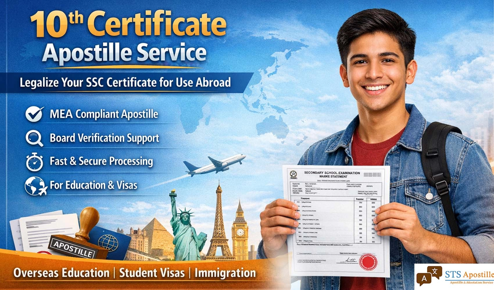 10th Certificate Apostille India