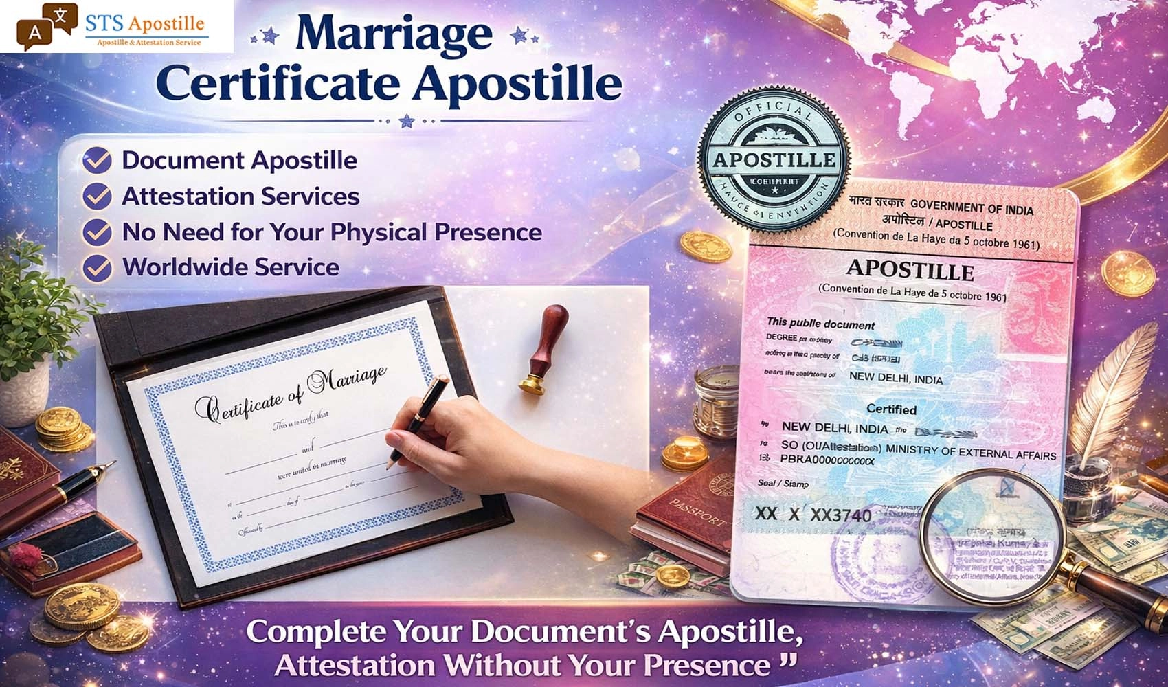 Marriage Certificate Apostille Service