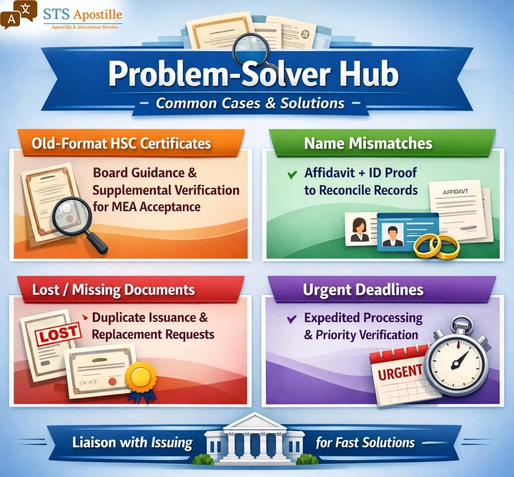 What are common problems applicants face — and how are they solved?