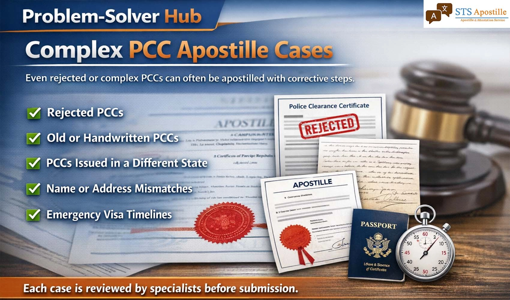 Problem-Solver Hub — Complex PCC Apostille Cases