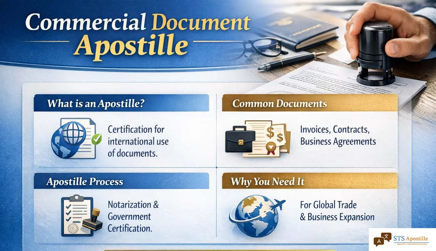 Commercial Document Apostille Services India