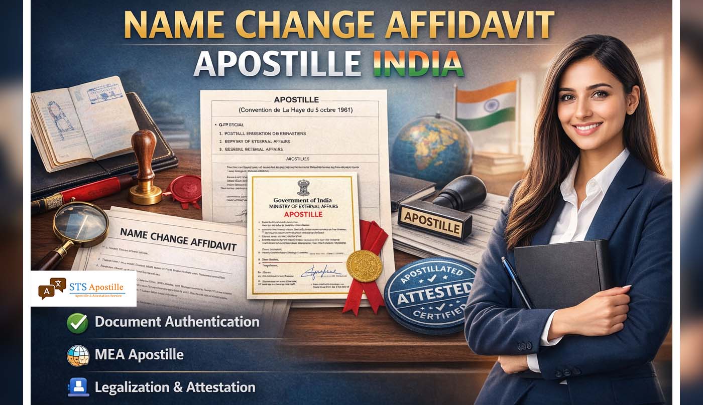 Name Change Affidavit Apostille India